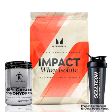 Impact Whey Isolate 2.5kg Vainilla+Creatina Kevin Levrone 500gr+Shaker