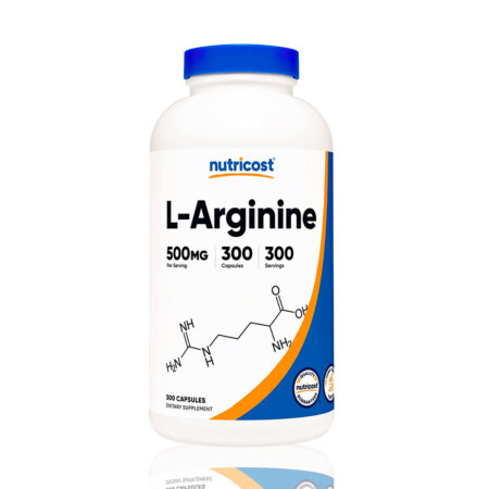 L-Arginina Arginine 500Mg Nutricost 300 Capsulas