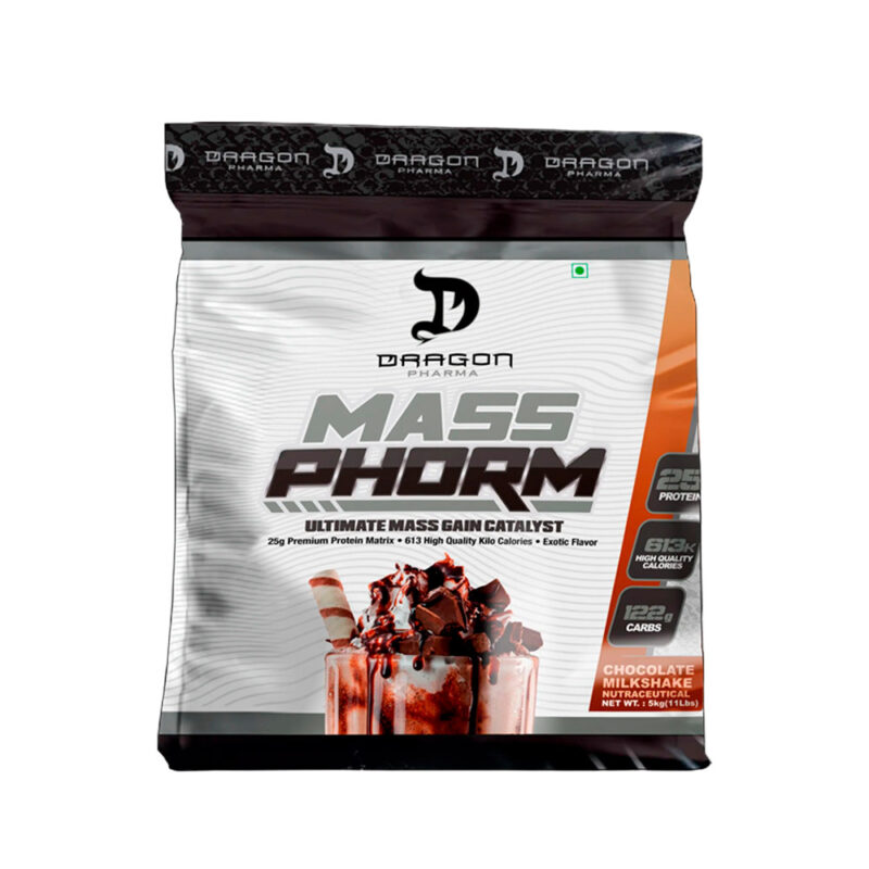 Pack Dragon Pharma Massphorm 12Lb Chocolate + Black Viper 90 Caps + Shaker - Imagen 2