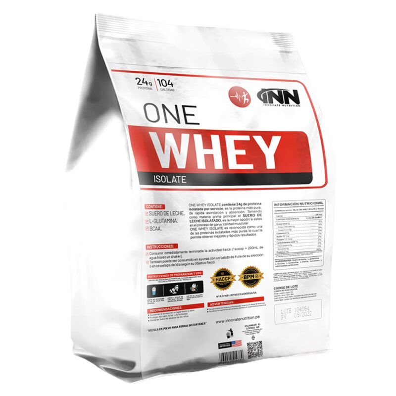Proteína INN One Whey Isolate 3kg Chocolate - Imagen 2