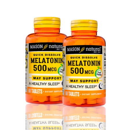 Vitamina Melatonin 500 Mcg (60 Tab Subl) Pack X2