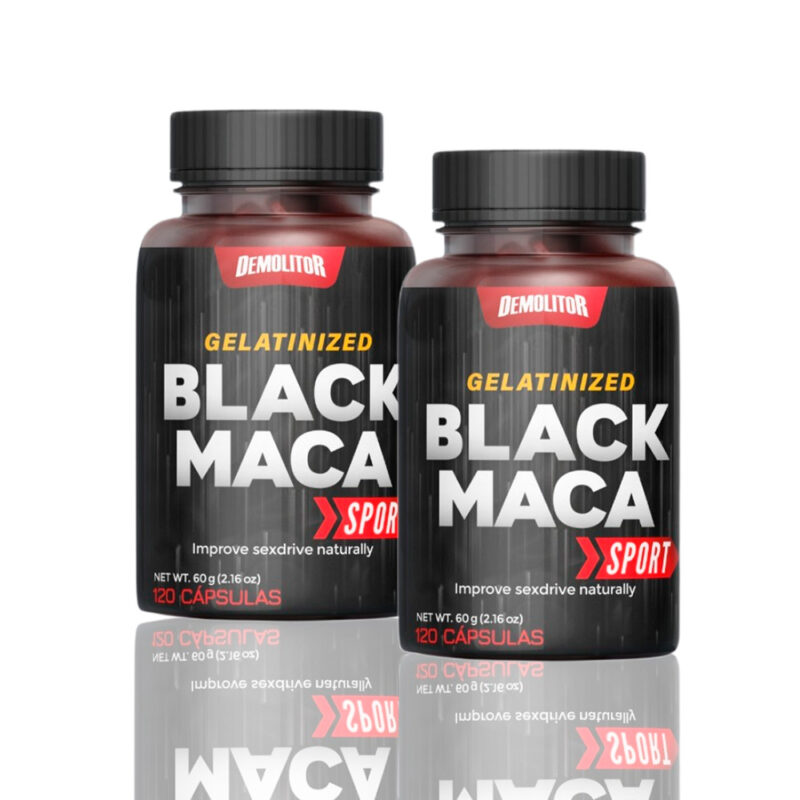 Pack Demolitor Maca Negra Demolitor Black Maca 120 Caps X2