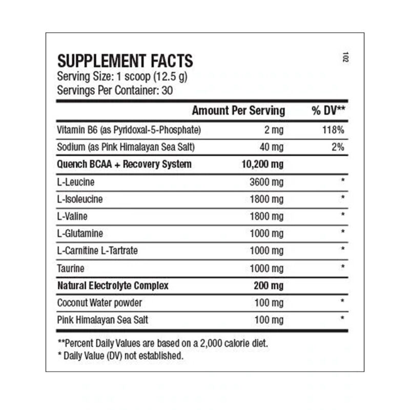 Aminoácidos Ans Quench Bcaa 100 Serv Pink Lemonade - Imagen 3