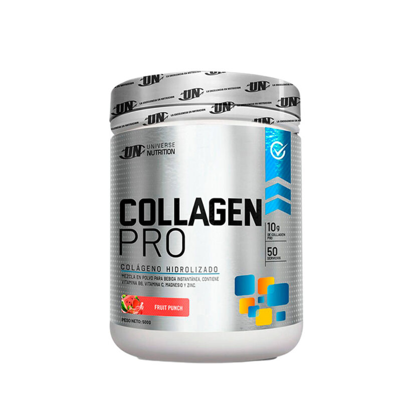 Colágeno Universe Nutrition Collagen Pro 500gr Fruit Punch+Toalla - Imagen 2