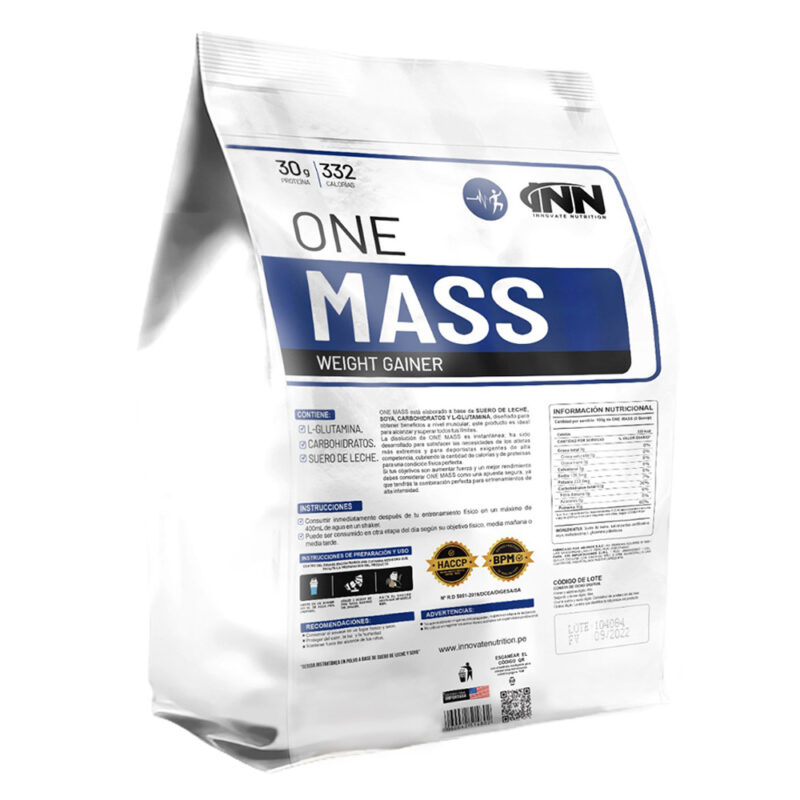 Ganador de Peso INN One Mass 5kg Vainilla - Imagen 2