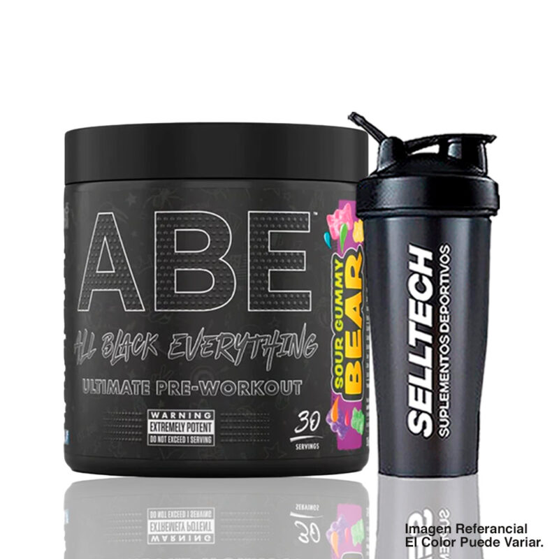 Pre entreno Abe ultimate 30 sv Sour Gummy Bear + Shaker