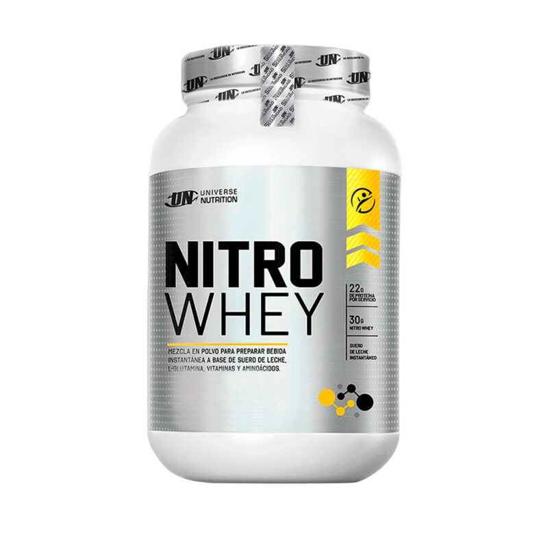 Proteína Universe Nutrition Nitro Whey 1.1kg Chocolate+Toalla - Imagen 2
