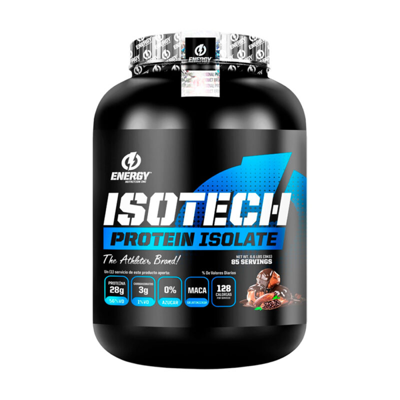 Energy Nutrition Proteína Isotech 3kg Chocolate+Creatina500g - Imagen 2