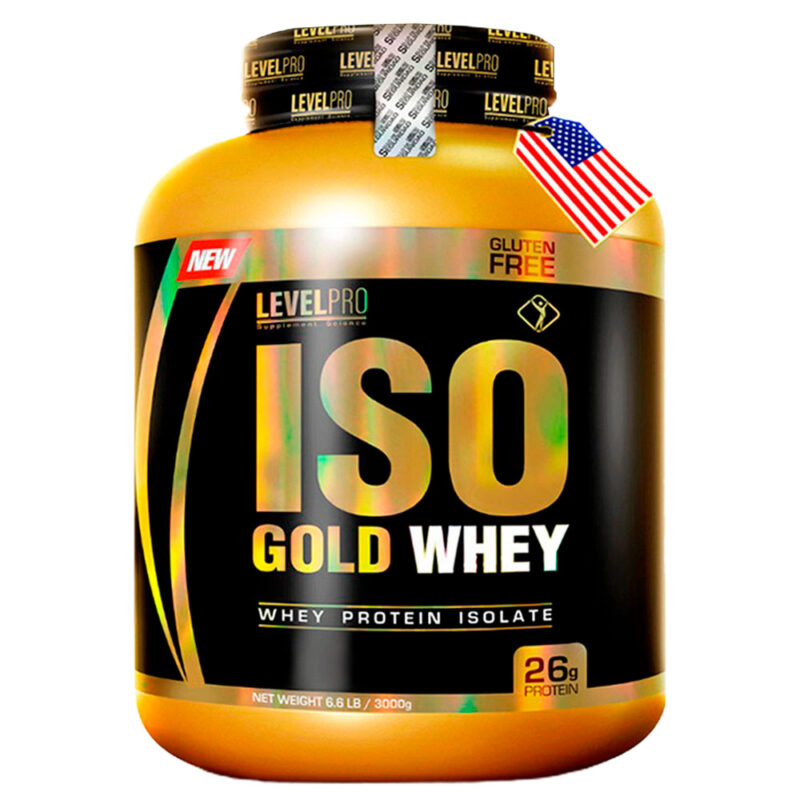 Level Pro Proteína Iso Gold Whey 6.6 Lb Vanilla Creme+Monster - Imagen 2