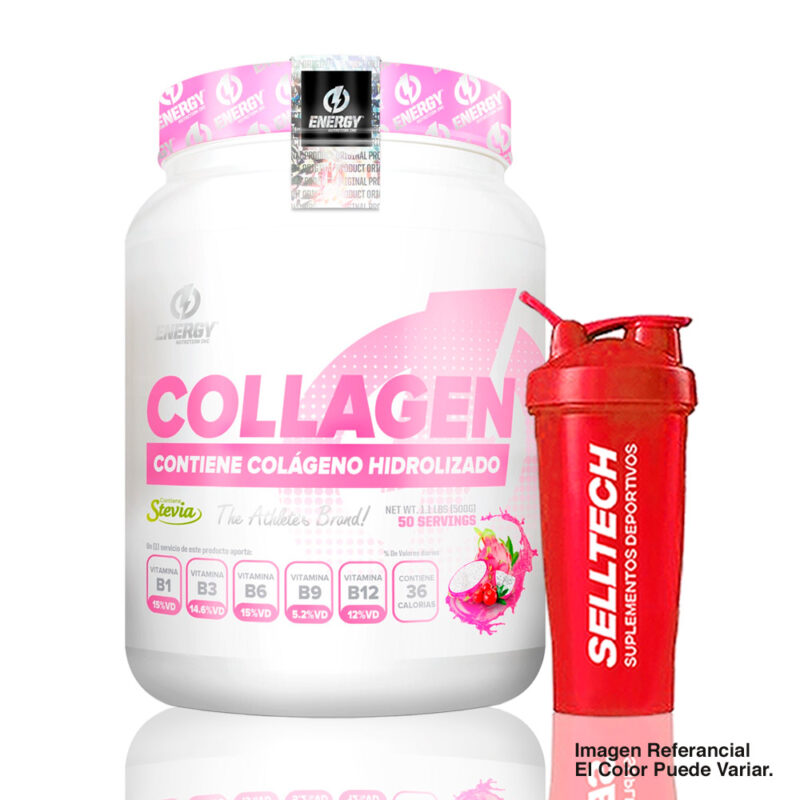 Colágeno Hidrolizado Energy Nutrition 500gr Tropical
