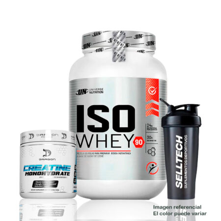 Iso Whey 90 1.1kg Chocolate+Creatina Dragon Pharma 300gr
