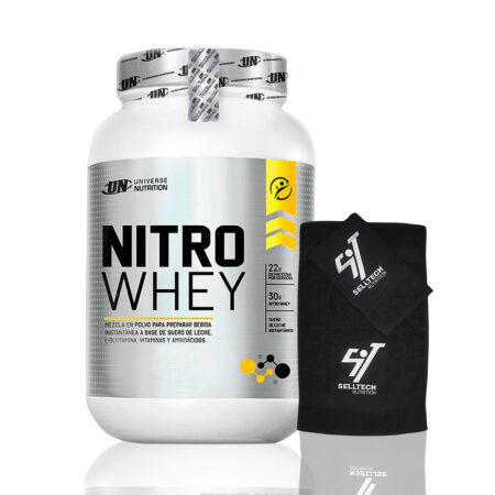Proteína Universe Nutrition Nitro Whey 1.1kg Chocolate+Toalla