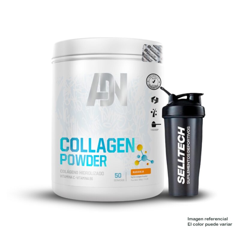 Colágeno Adn Collagen Powder 500gr Naranja