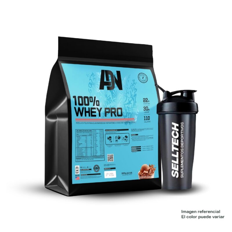 Proteína Adn 100% Whey Pro 3kg Chocolate