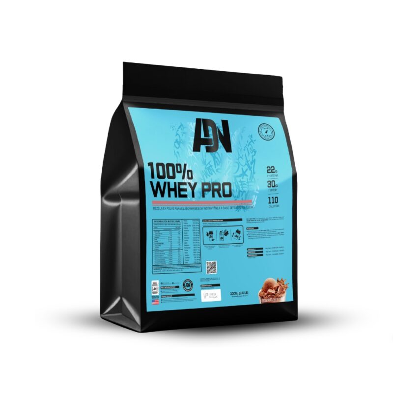 Proteína Adn 100% Whey Pro 3kg Chocolate - Imagen 2