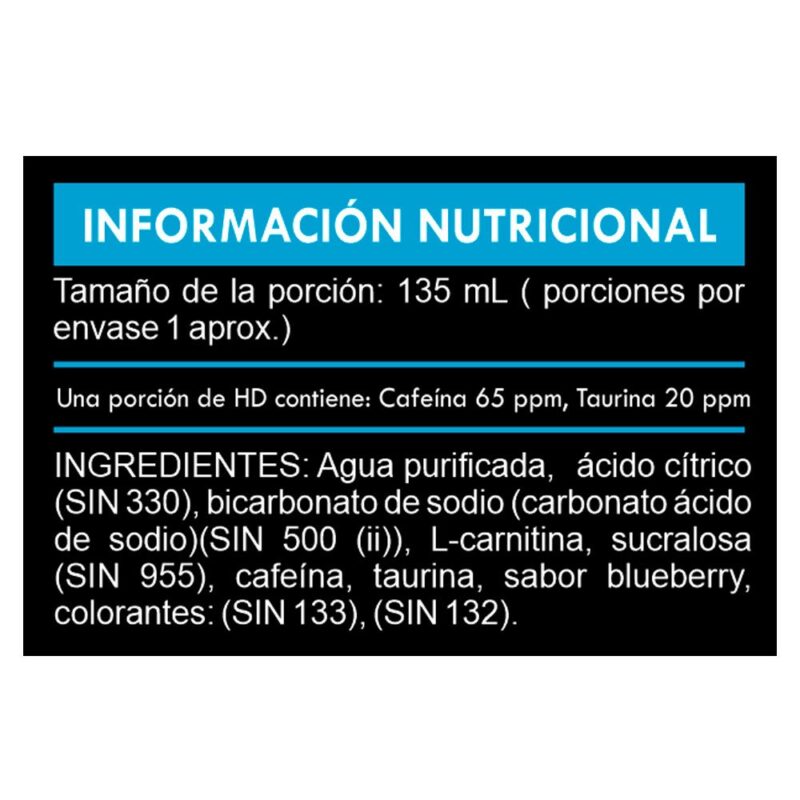 Quemador de Grasa Adn Hd x 15 Bot. Guarana - Imagen 3