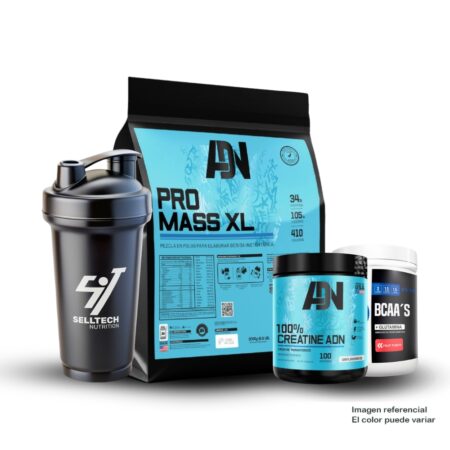 Pro Mass Xl 3kg Chocolate+Creatina 250gr+Bcca 500gr Fruit