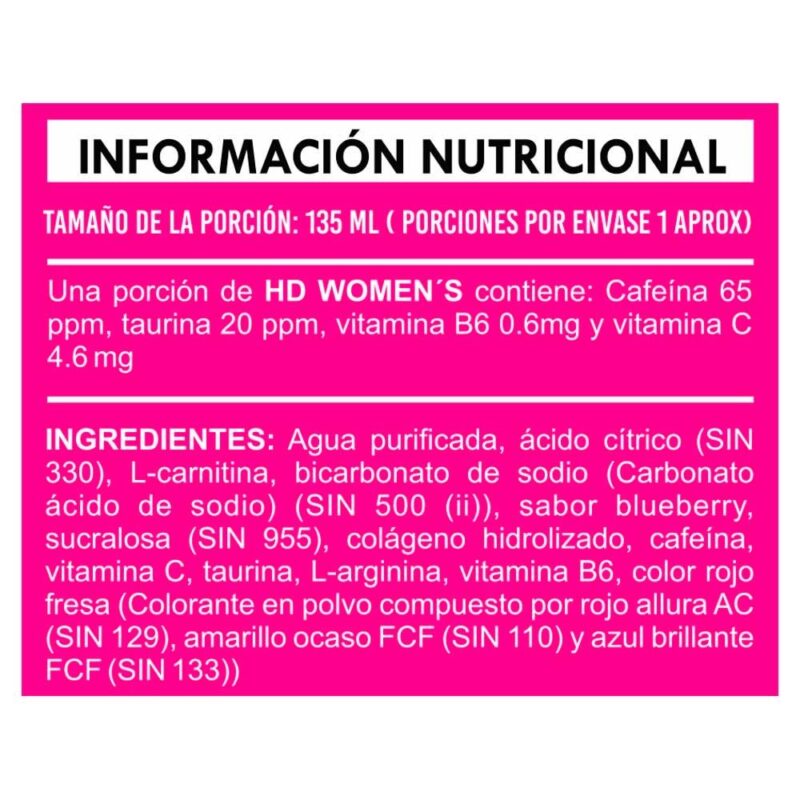 Pack Hd Women 60 Bot. Blueberry - Imagen 3