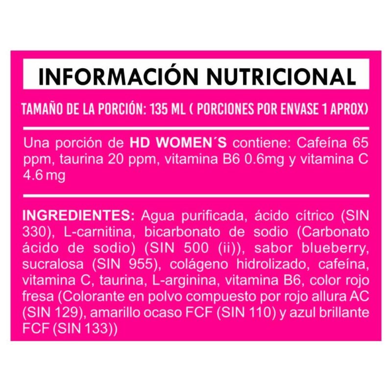 Pack Adn Hd Women 120 Bot. Blueberry + Demonio Caja x 28 Maracuya - Imagen 2