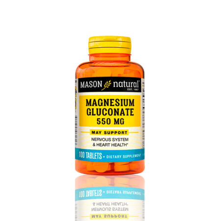 Vitamina Mason Magnesium Gluconate 550 Mg (100 Tab)