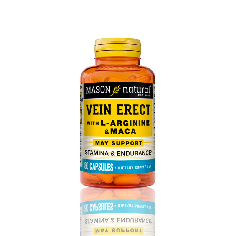 Vitamina Mason Vein Erect With L-Arginine And Maca (80 Cap)