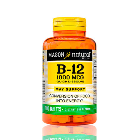 Vitamina B-12 Mason 1000 Mcg 100 Tabletas Subl