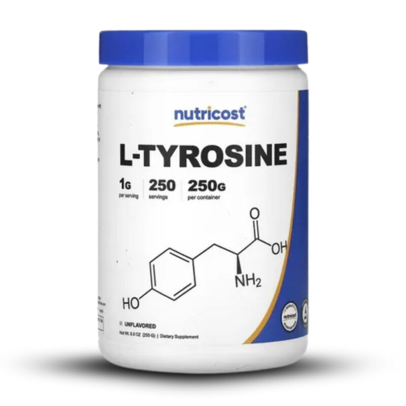 Aminoácido L-tyrosina 250mg Nutricost 250gr