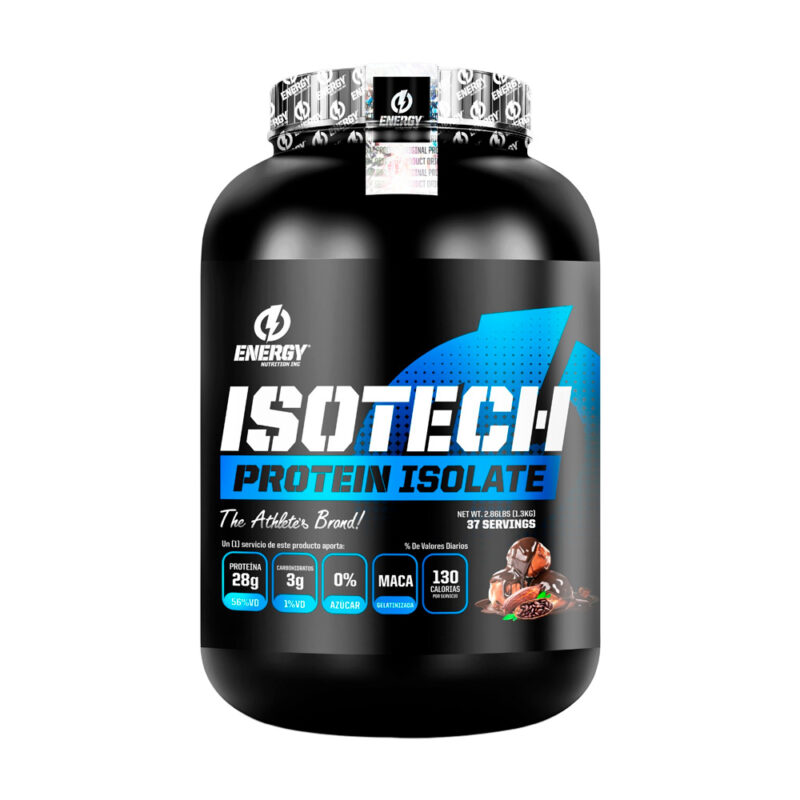 Proteína Energy Nutrition Isotech 1.3kg Chocolate - Imagen 2