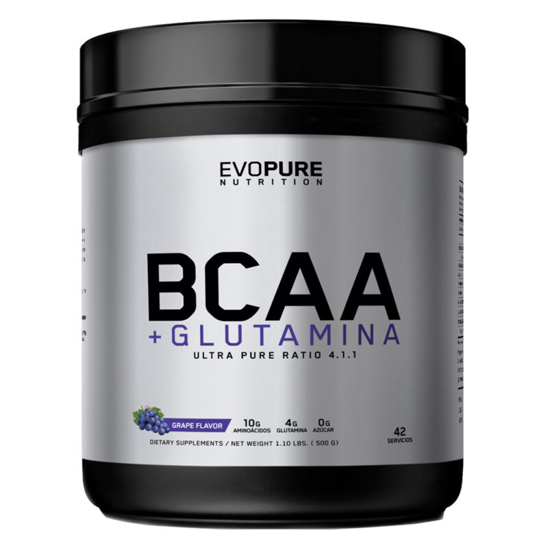 Bcaa + Glutamina Evopure 500gr Uva - Imagen 2