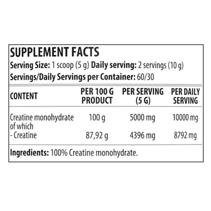 Creatina Monohidratada Dorian Yates 300gr - Imagen 2