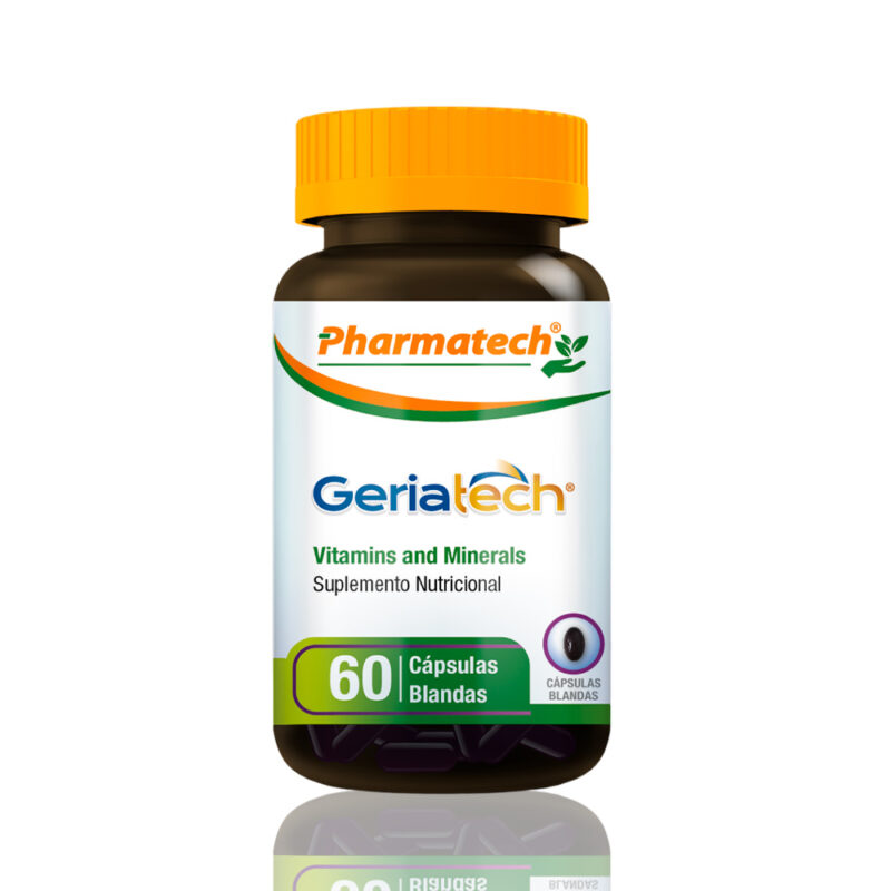 Multivitaminico Adultos Mayores Pharmatech 60 Caps Blandas