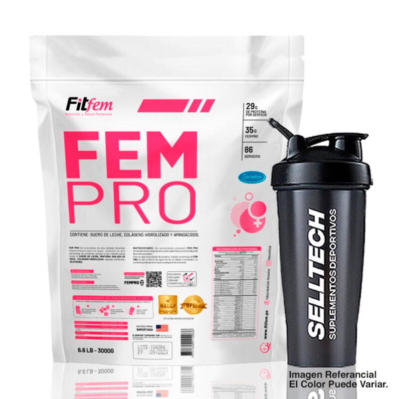 Proteína Fitfem Fem Pro 3kg Chocolate