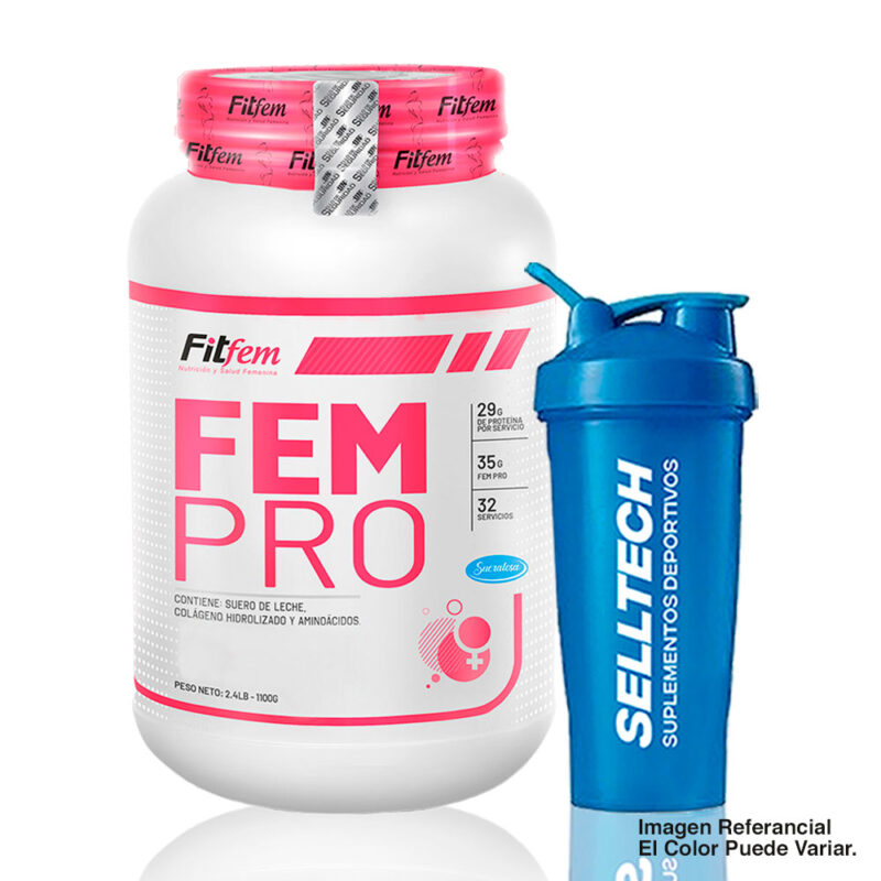 Proteína Fitfem Fem Pro 1.1kg Vainilla