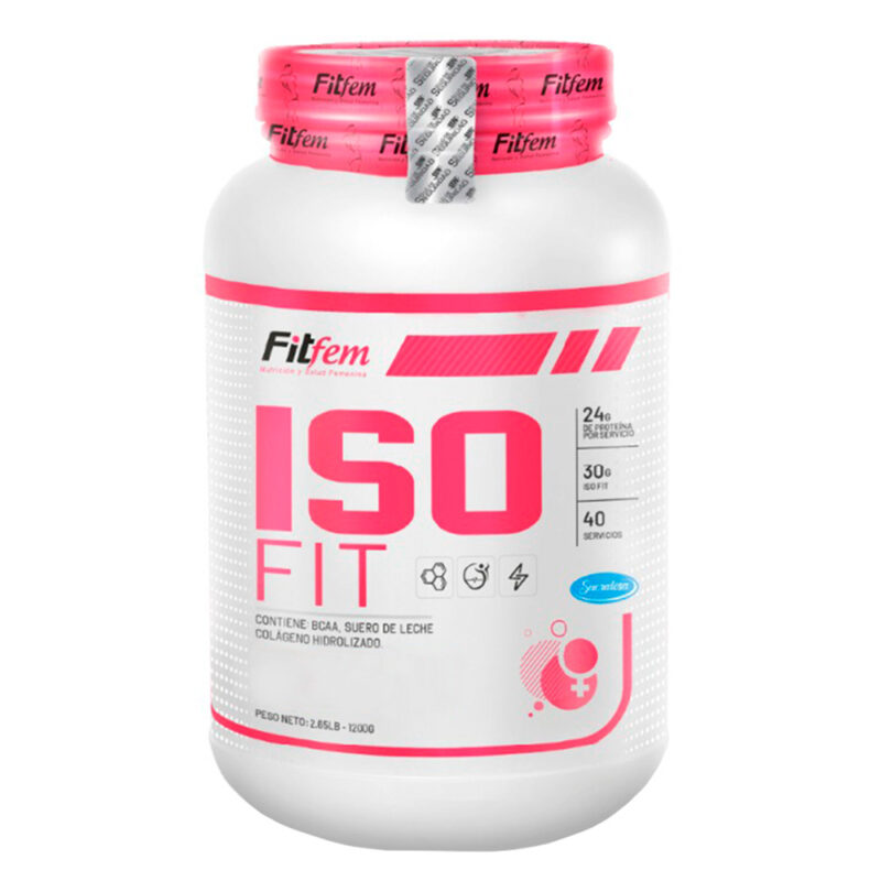 Proteína Fitfem Iso Fit 1.2kg Vainilla - Imagen 2