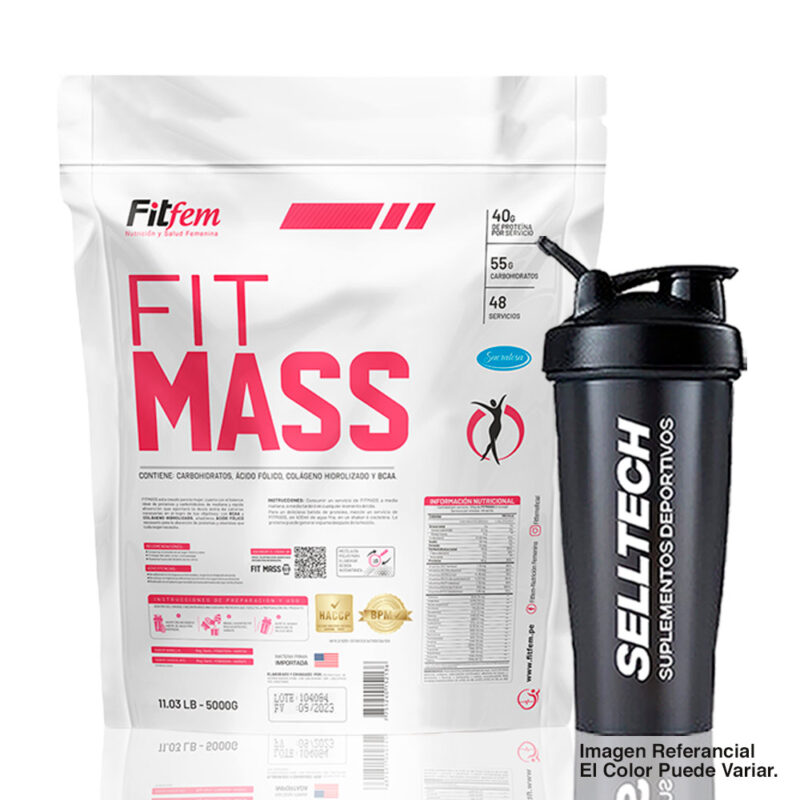 Proteína Fitfem Fit Mass 5kg Vainilla