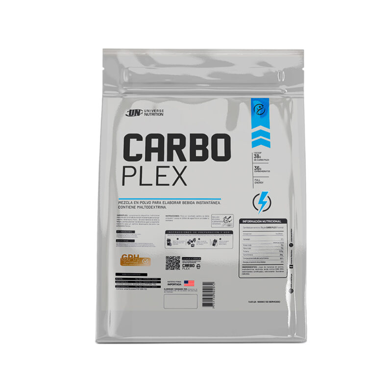 Unierse Nutrition Carbo Plex 3kg Natural+Shaker - Imagen 2