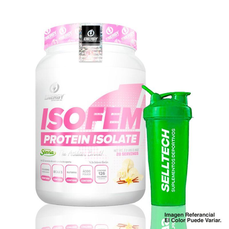 Proteína Energy Nutrition Isofem 1kg Vainilla