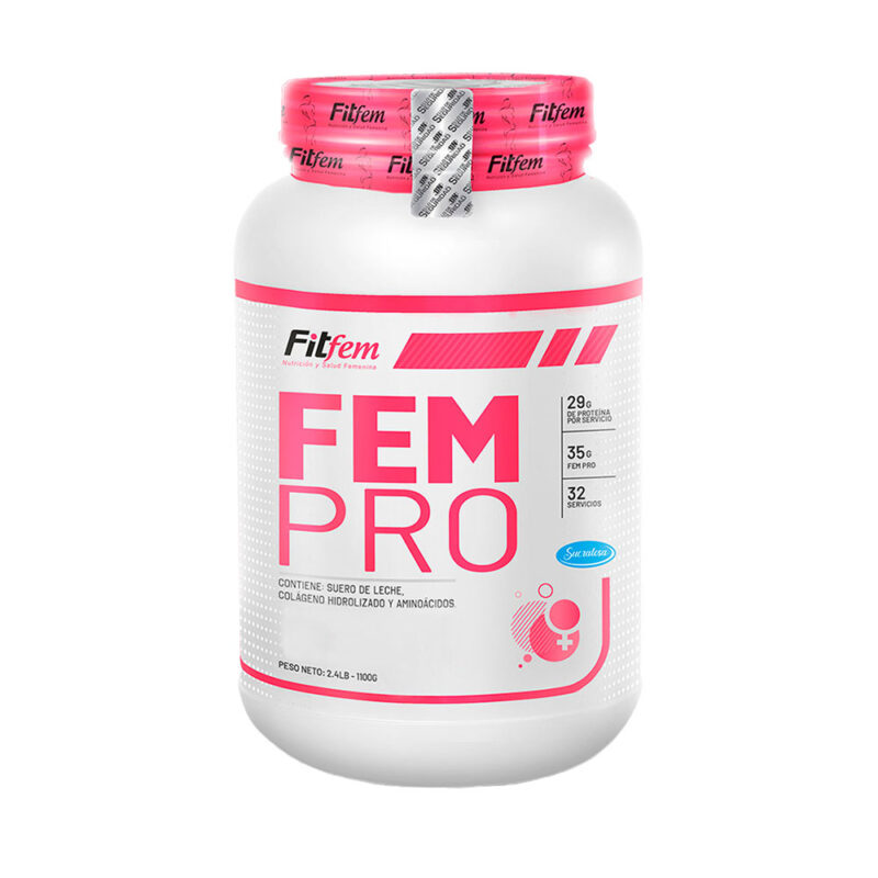 Proteína Fitfem Fem Pro 1.1kg Chocolate + Toalla - Imagen 2