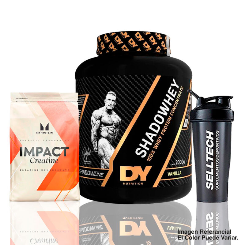 Shadow Whey 2Kg Vainilla + Creatina My Protein 250G +Shaker