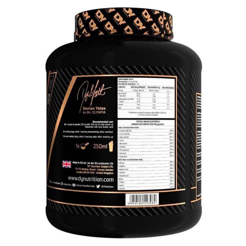 Proteína Dorian Yates Shadow Whey 2kg Vainilla - Imagen 3