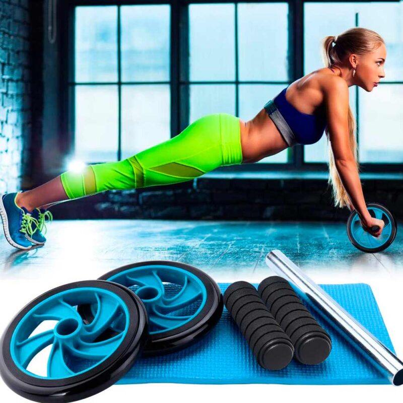 Rueda Abdominal AB Roller + Tapete - Imagen 4