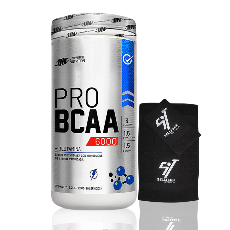 Aminoácido Universe Nutrition Pro Bcaa 6000 1kg Citrus Punch+Toalla