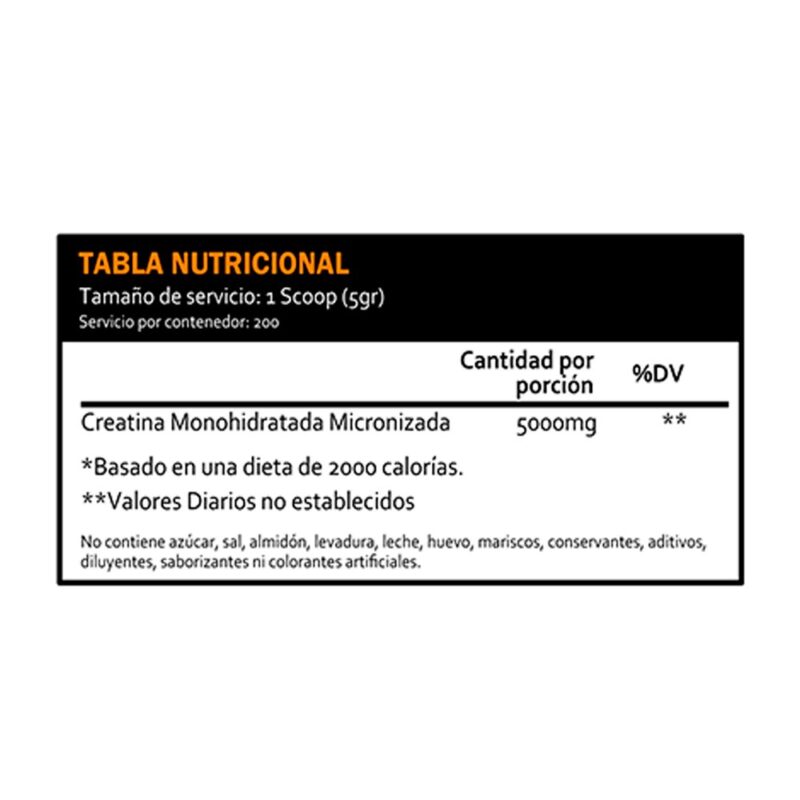 Creatina Monohidratada Dragon Pharma 1kg - Imagen 3