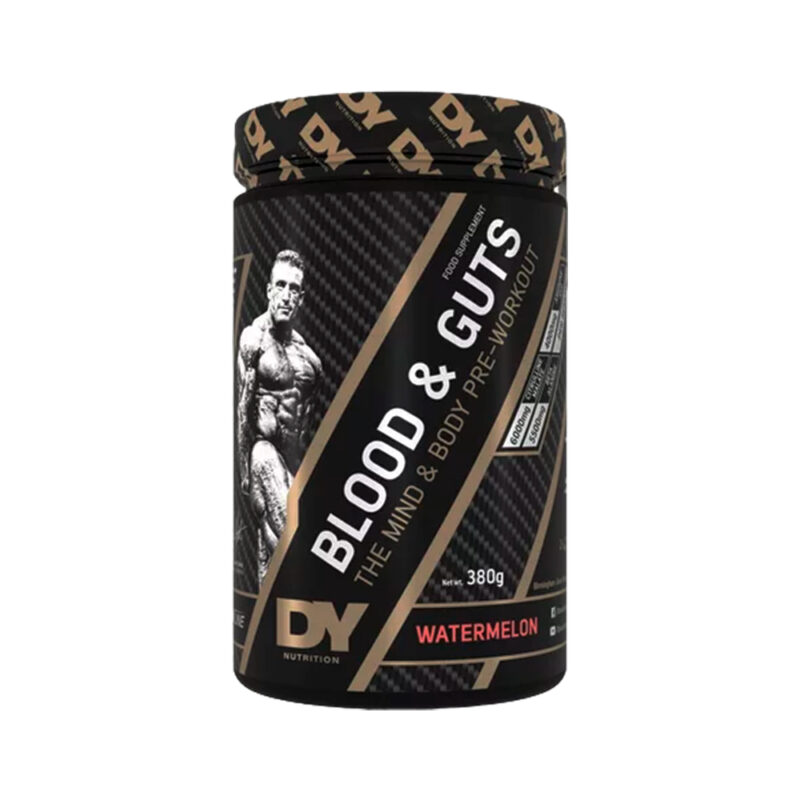 Pre Entreno Dorian Yates Blood And Guts 380gr 40 Serv Sandia+Shaker - Imagen 2