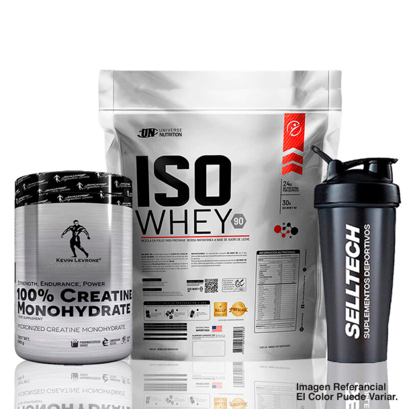 Iso Whey 90 3kg Cookies+Creatina Kevin Levrone 500gr