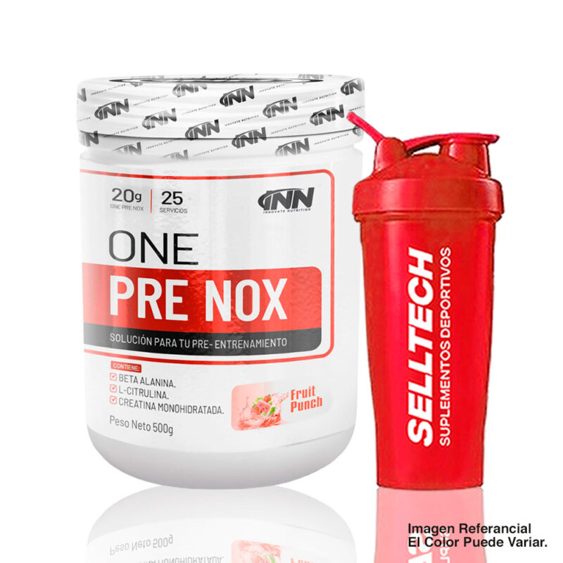 Pre - entreno INN One Pre Nox 500gr Fruit punch
