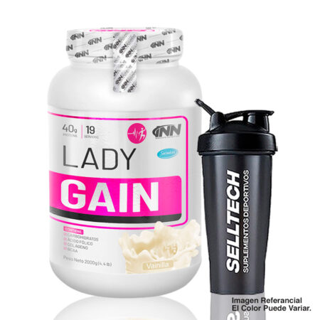 Proteína INN Lady Gain 2kg Vainilla