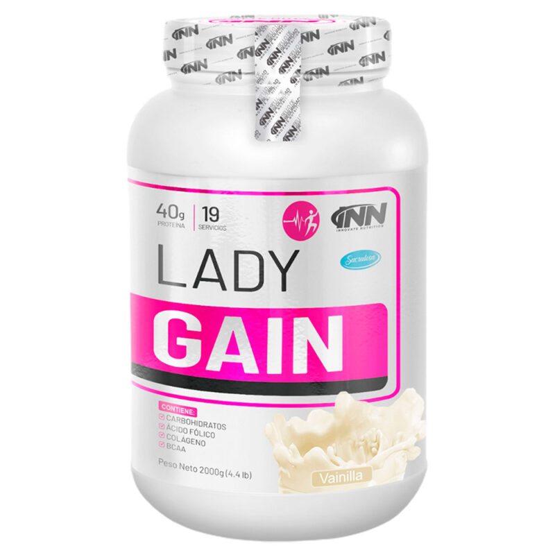 Proteína INN Lady Gain 2kg Vainilla - Imagen 2