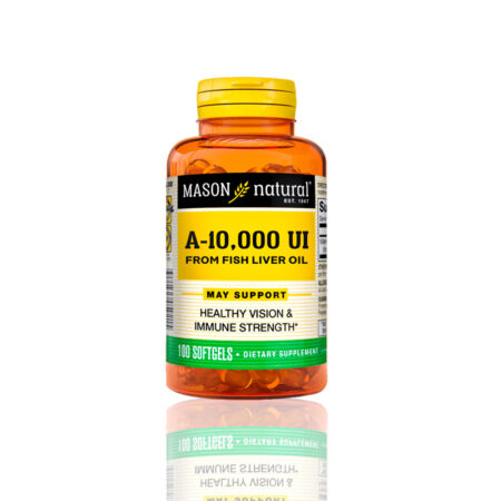 Vitamina Mason A-10,000Iu From Fish Liver Oil (100 Softg)