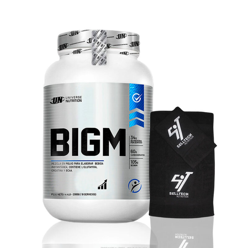 Ganador De Peso Universe Nutrition Bigm 2kg Cookies & Cream+Toalla